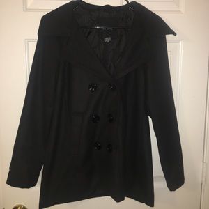 Black Pea Coat